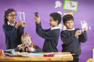 Anderston Primary School pupils take part in 'Tech Heroes' (Digital Xtra Fund)
